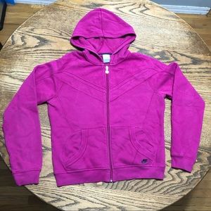 Youth Girl’s Pink Nike Zip Hoodie